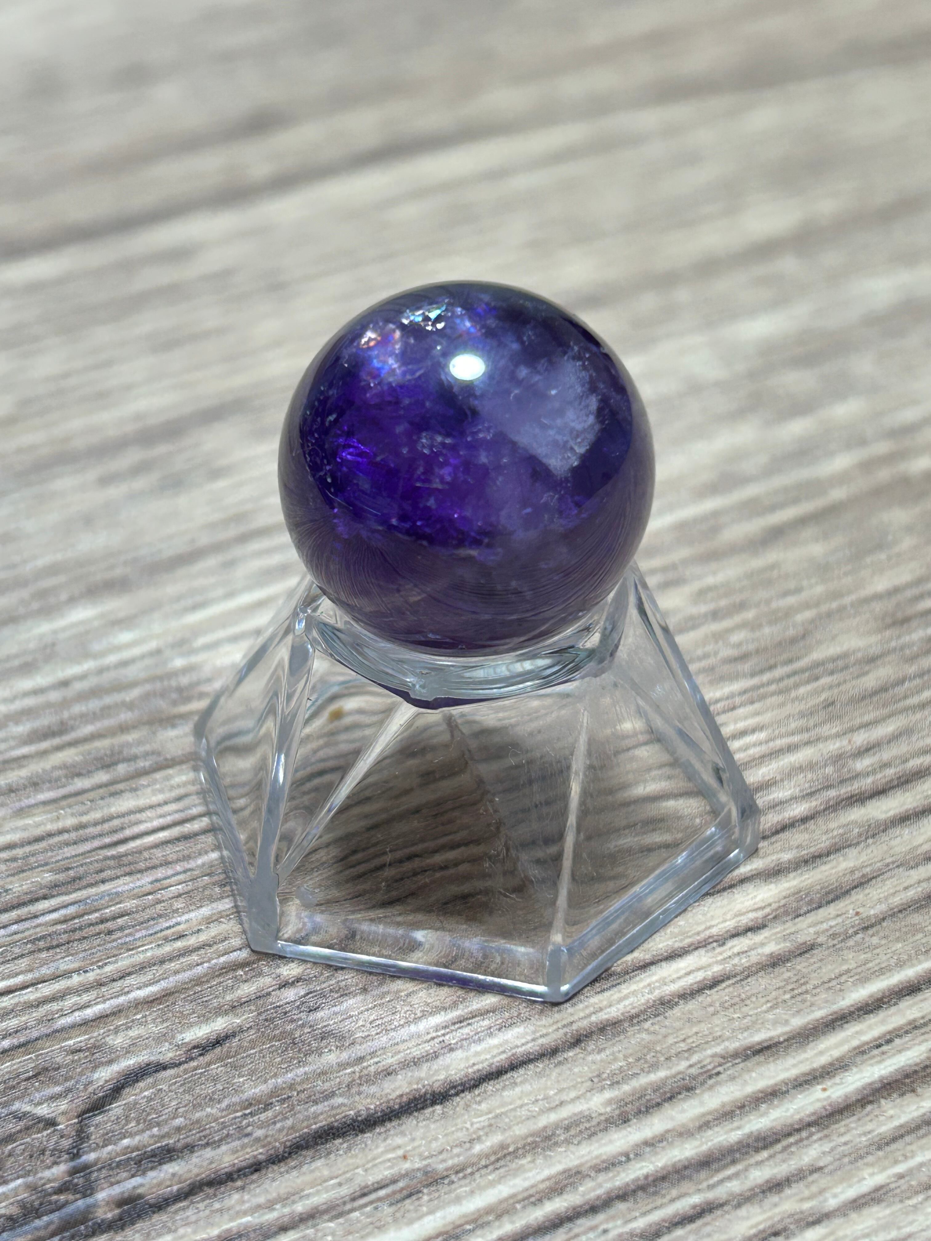 アメジスト丸玉 直径約25mm 約21g | 天然石•パワーストーンの 