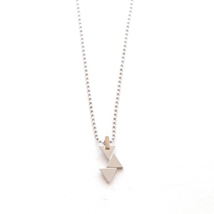 Geometric Pattern Necklace - Triangle