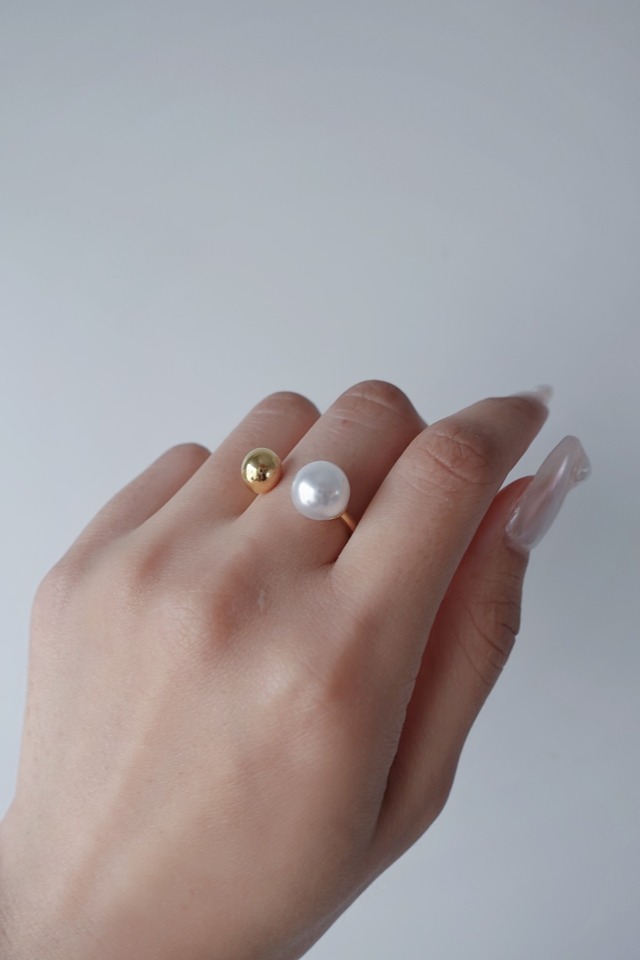 5/29(水)再販 ball pearl ring