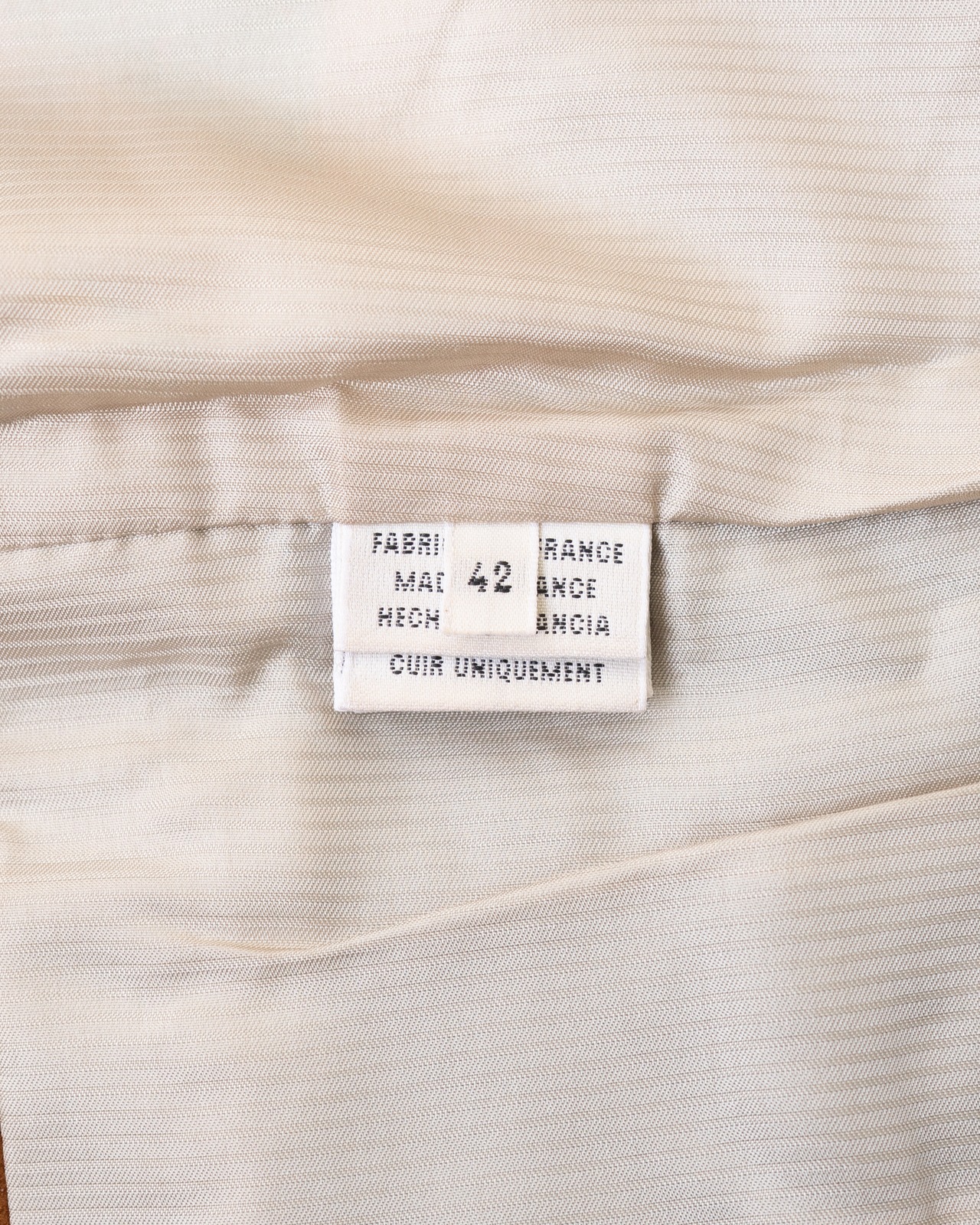 〈Hermès by martin margiela〉Suede vest