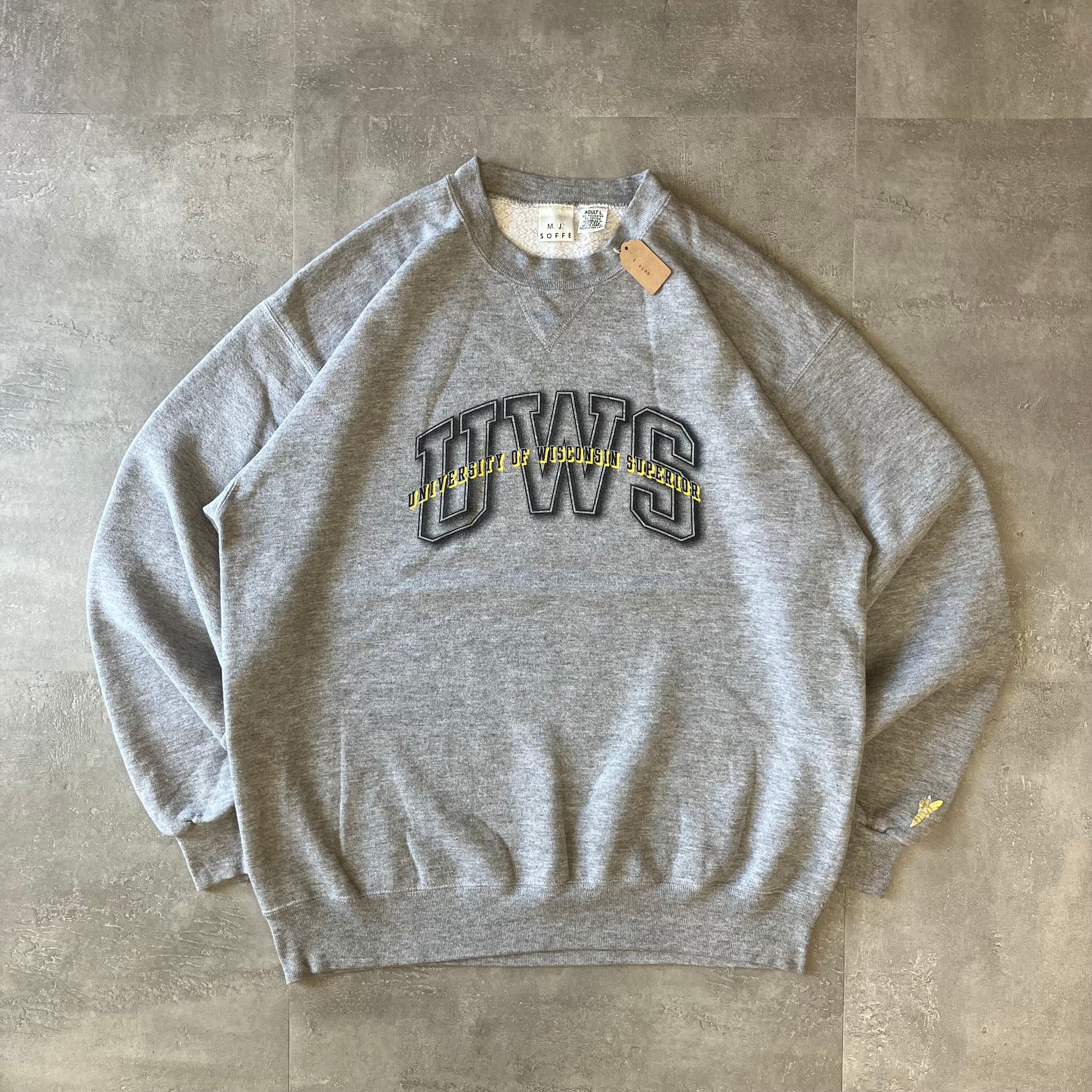 M.J.SOFFE 00s グレースウェット カレッジプリント L No.1937