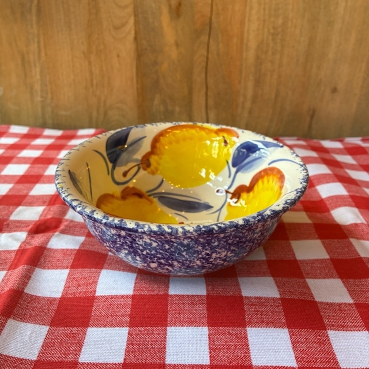 Spain ARTESANIA LEON Hand Painted Ceramic bowl　スペイン　アルテサニアレオン　ハンドペイント陶器　ボウル　全4種　バード　フラワー　オレンジ　レモン