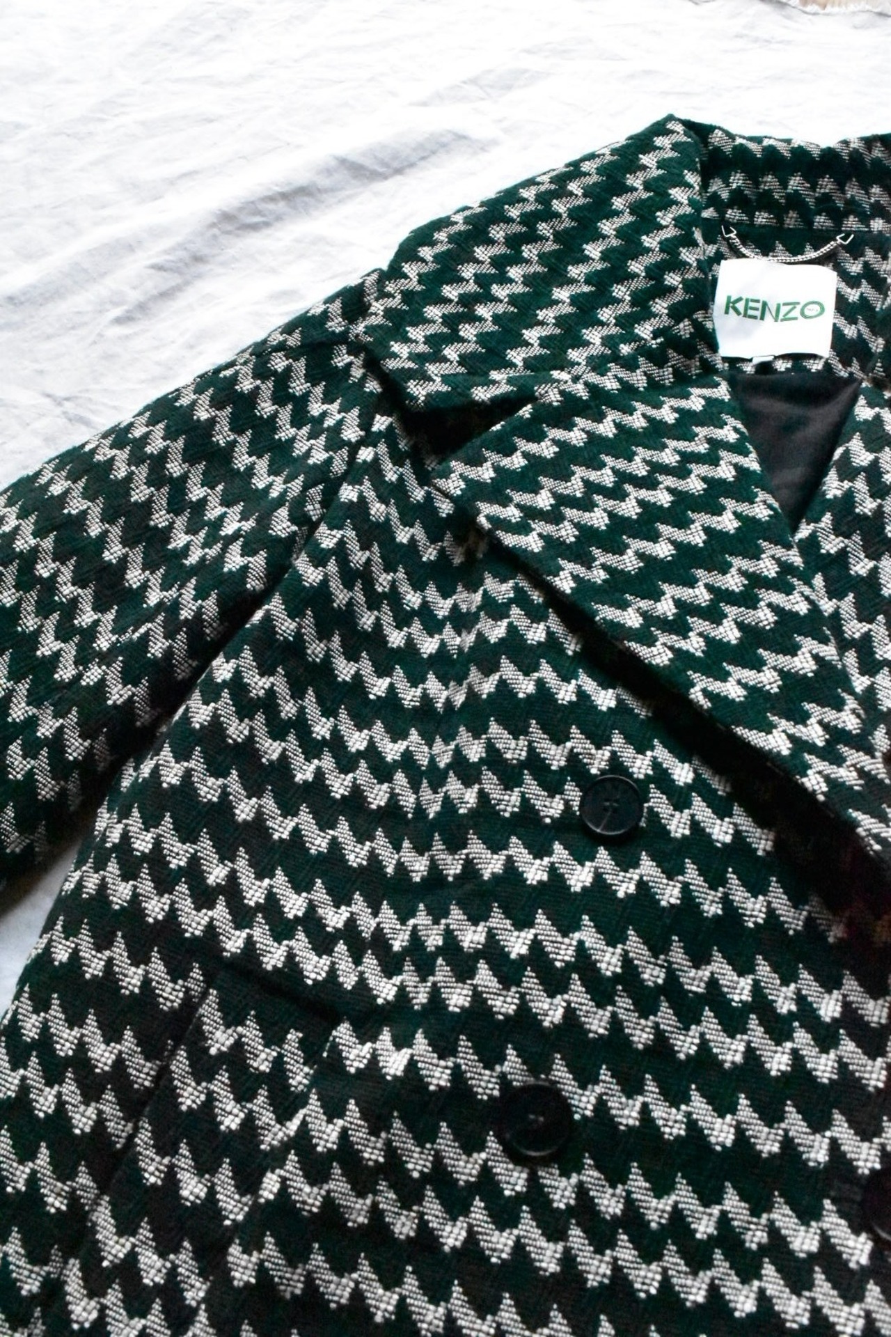 “KENZO” 2010s Wave patterned coat