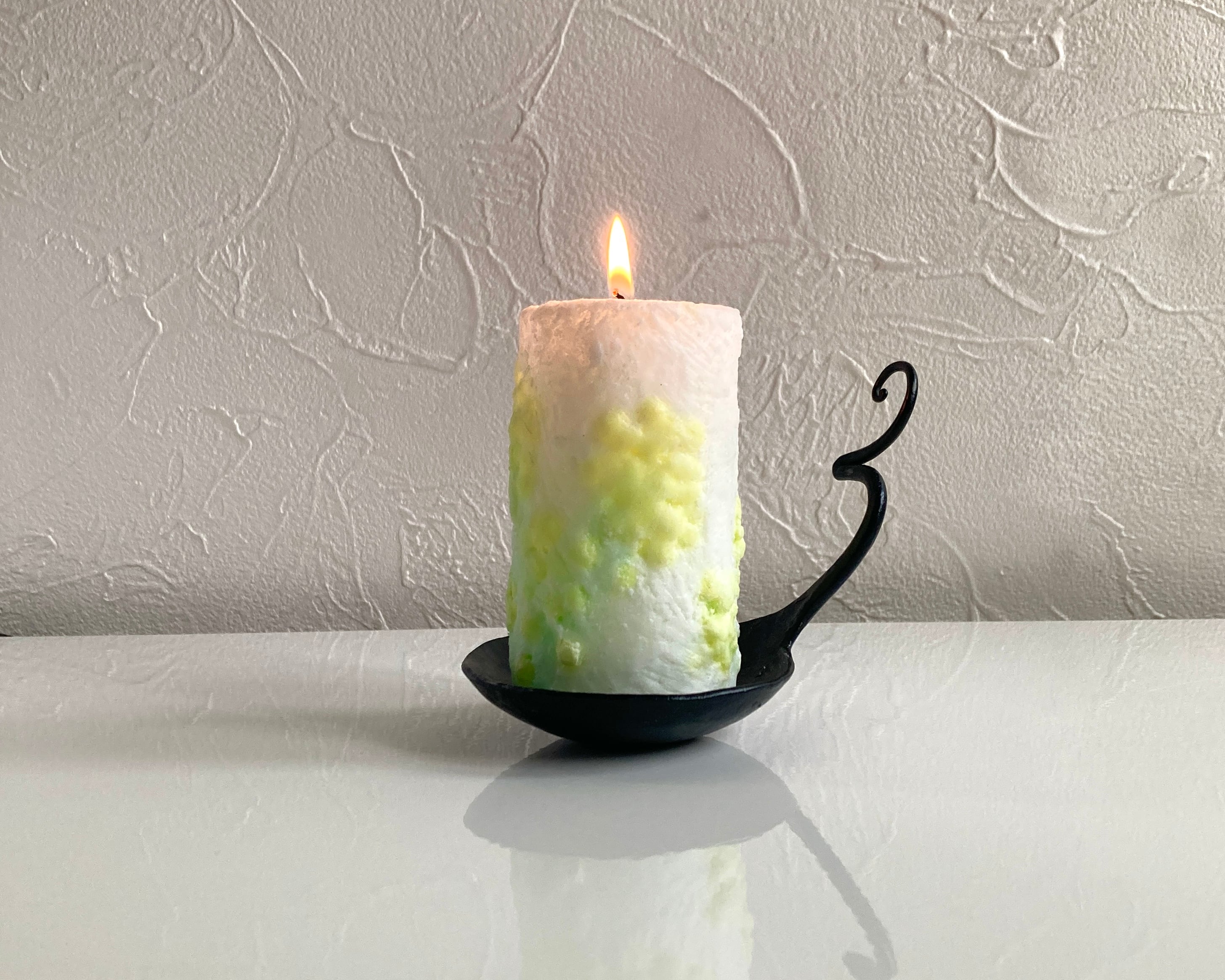 ミモザキャンドル|筒形Sサイズ