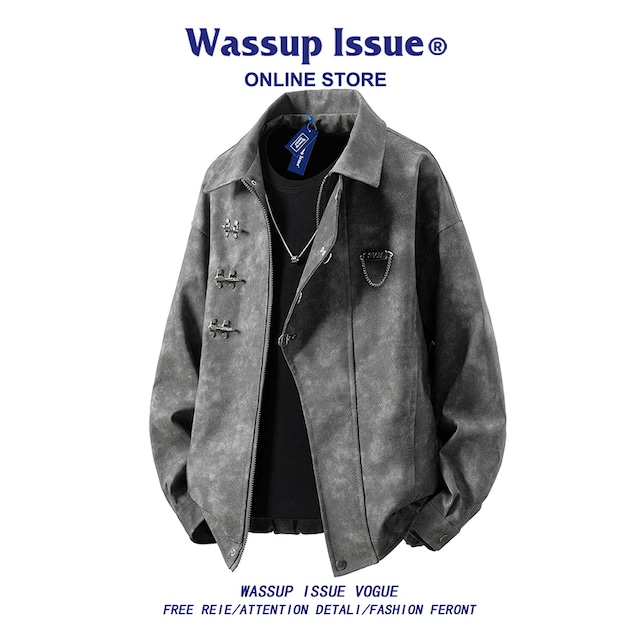 ♥金属ボタンジャケット！【WSシリーズ】★ジャケット★ ユニセックス 2color アウター 大きいサイズ