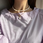 不揃い パールネックレス［GSN031］