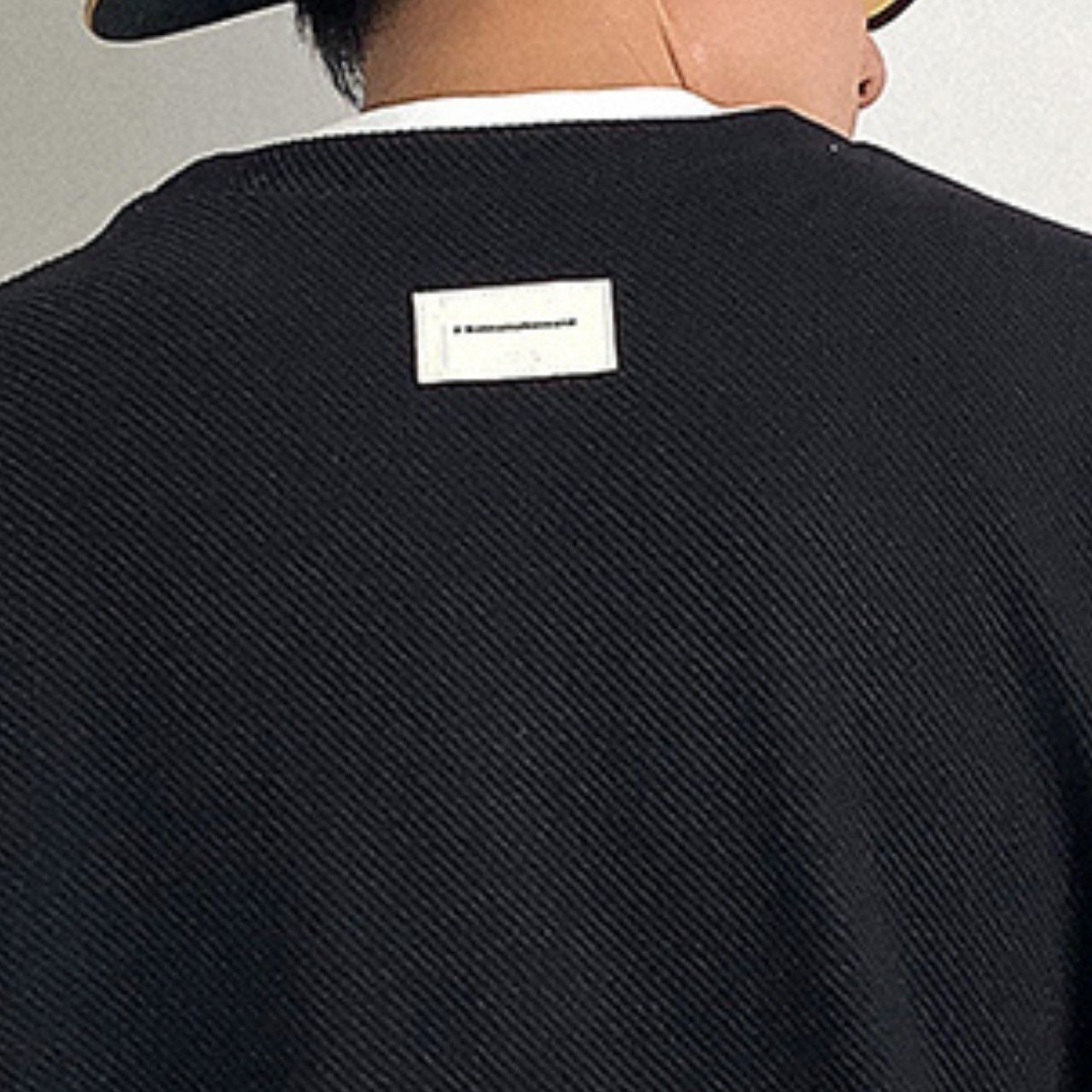 フェイクツーピース重ね着風ロングTシャツ　1125