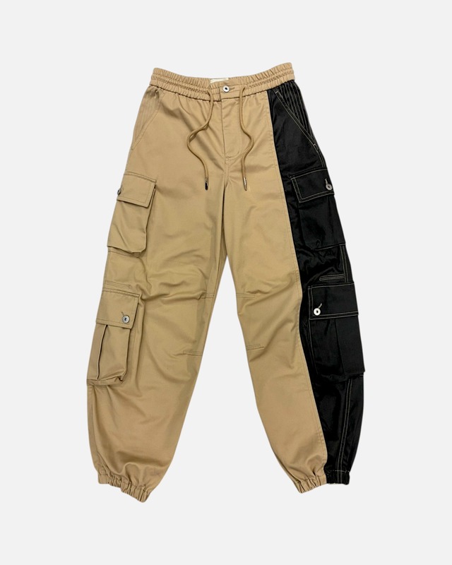 Feng Chen Wang bicolor cargo pants