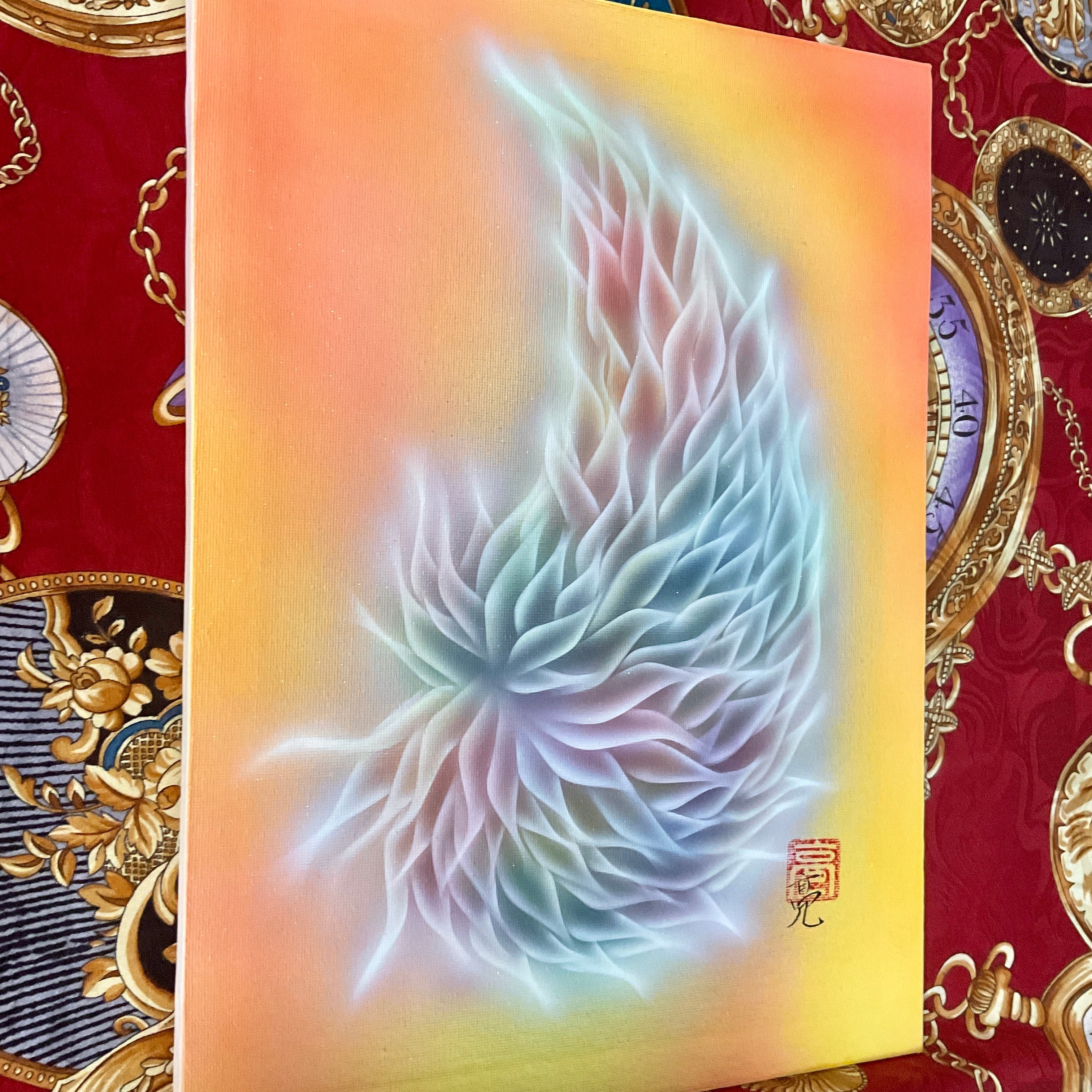 スピリチュアルアート エネルギーアート 絵画 アクリル画 アナログ画