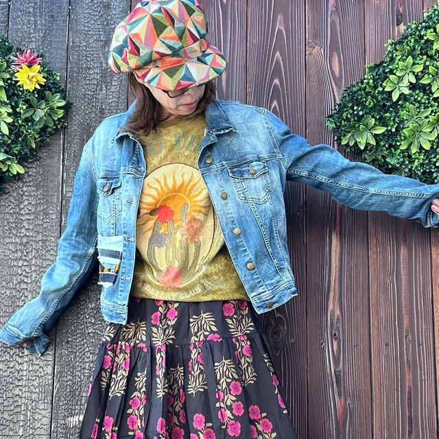 ワンポイント柔らかジージャン