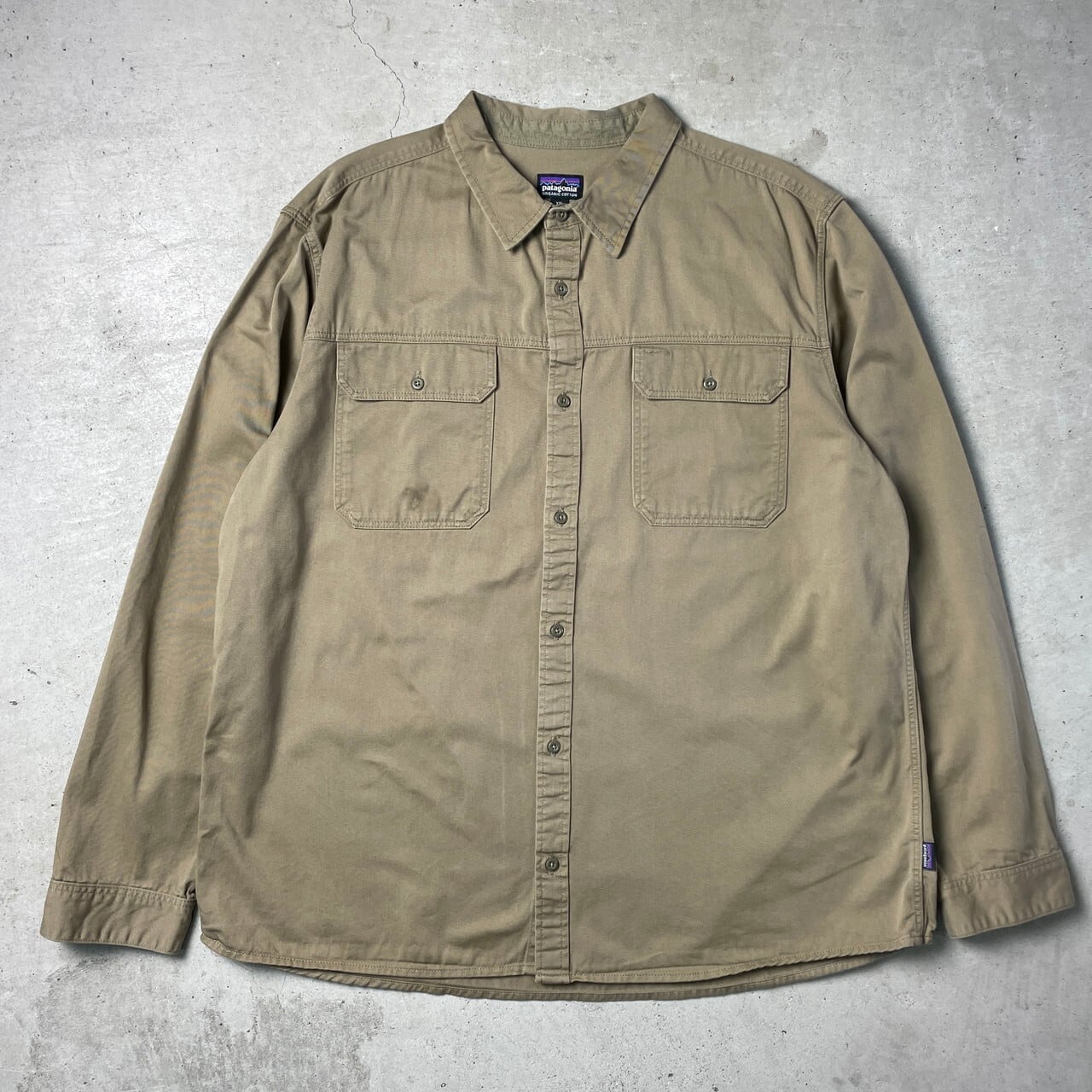 パタゴニア Patagonia 長袖 コットンシャツ メンズL /eaa383626