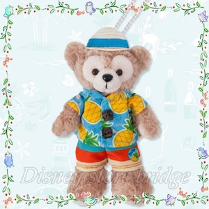 ダッフィー ぬいぐるみバッジ サニーファン ダッフィー&フレンズ ディズニーシー ぬいば 公式 限定 ダッフィー サニーファン2021 グッズ 夏のイベント