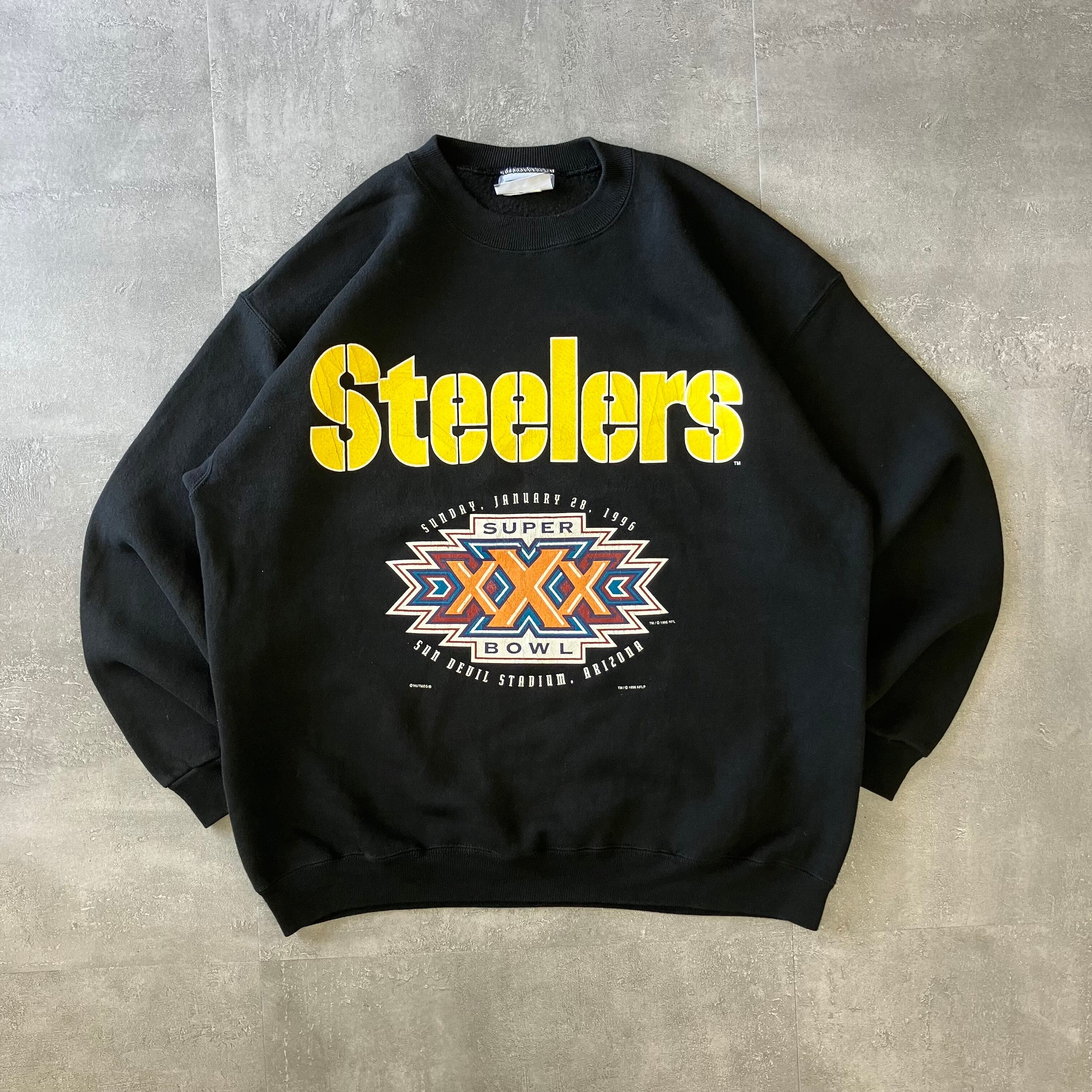 Lee 90s usa製 NFL Steelers スウェット ラバープリント XL No.2178