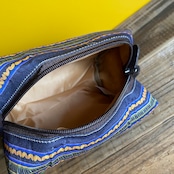 【MALAGUETA マラゲッタ】クッションBOX ポーチ ネイビー