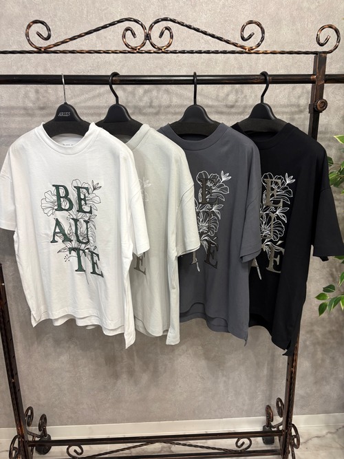 le vent souffle 刺繍ロゴプリントtシャツ 41Ｄ