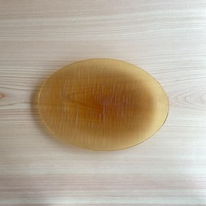 Sei Sensi Oval Plate (Amber)