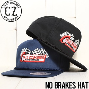 スナップバックキャップ Cycle Zombies サイクルゾンビーズ NO BRAKES SNAPBACK HAT CZ-GFSB0039BLK