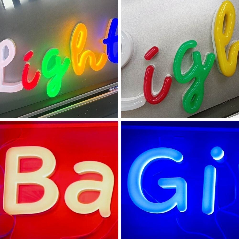 アクリルネオンチャンネル文字 看板 室外用 サイン ステンレス アクリルネオンチャンネル文字 看板 室外用 サイン ステンレス