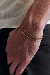 【Wire Skin Bracelet】/ SILVER