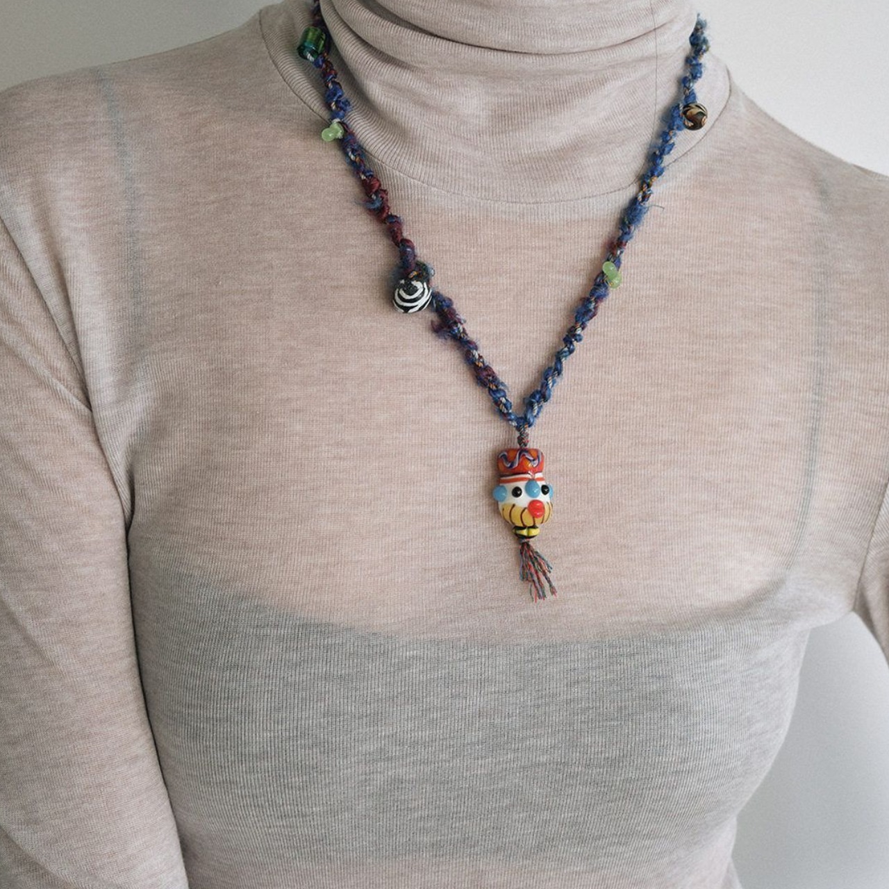 Sheer Turtle Neck tops【4color】 T3581