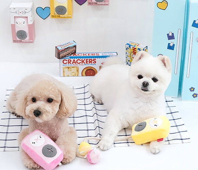 multi-tap toy / ペット 犬 おもちゃ 知育玩具 ノーズワーク おやつ隠し 可愛い わんちゃん おもちゃ  ストレス解消