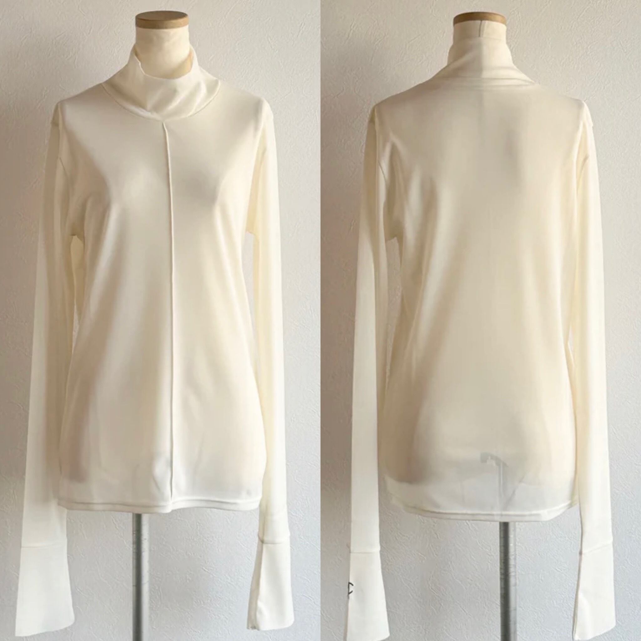 ANIECA 】 High neck ANC Sheer Tops | valance 福井｜レディース