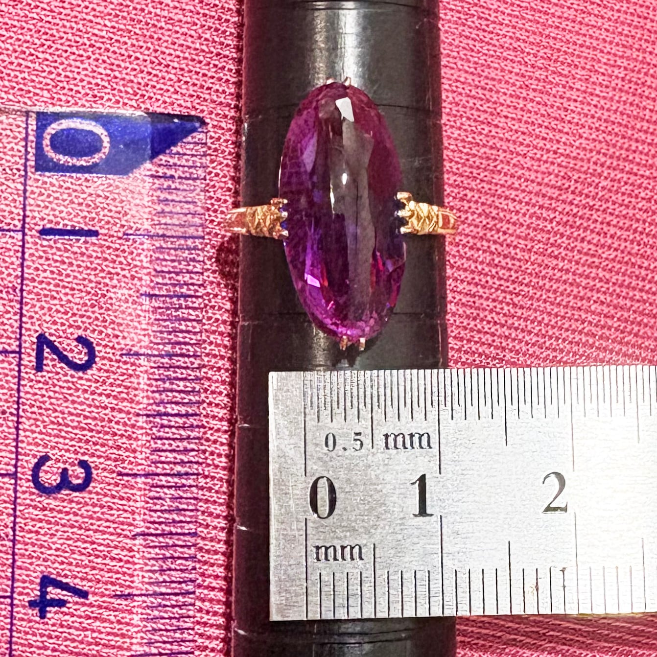 日本の作品】昭和レトロ デザイン 彫刻 和彫り ヴィンテージ リング