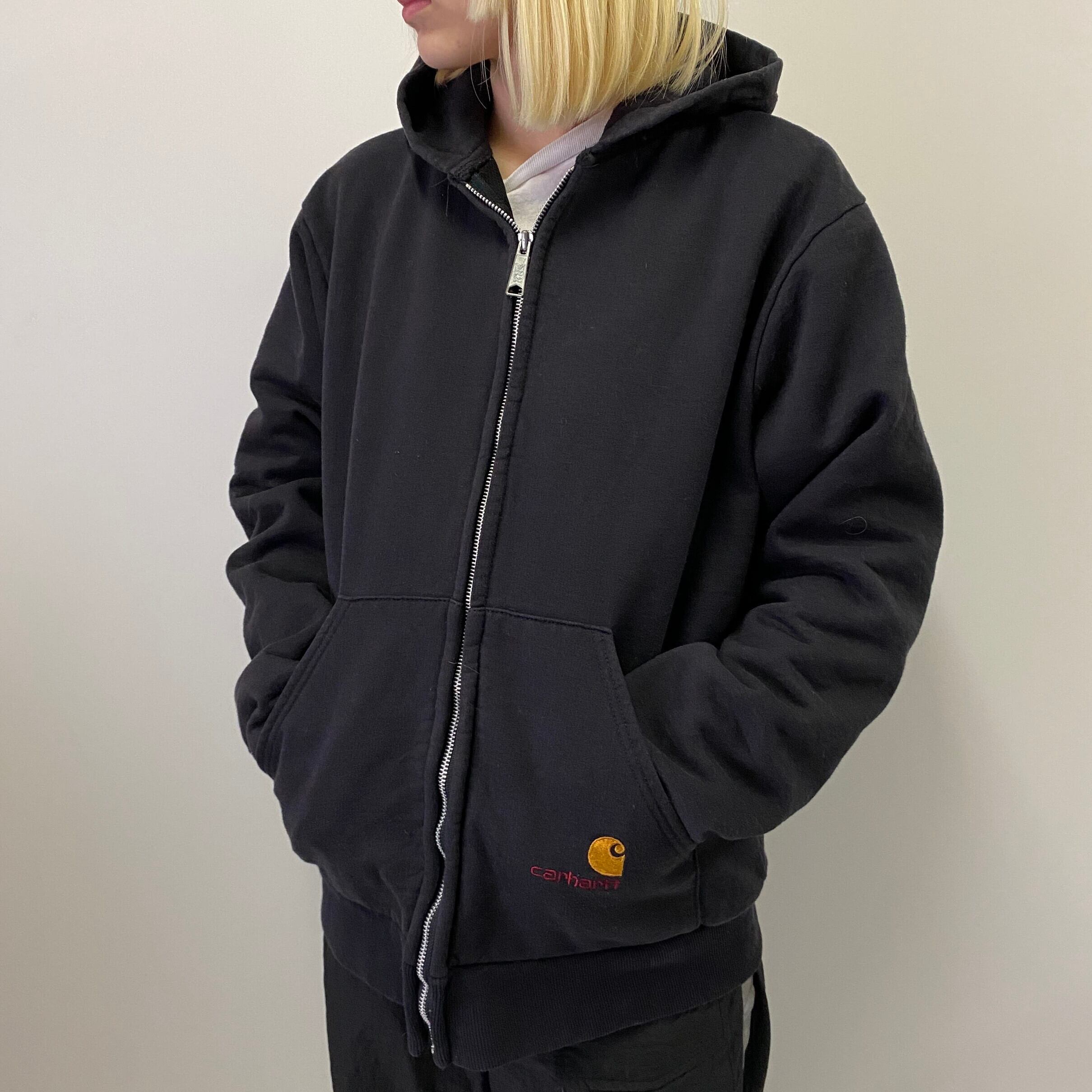 Carhartt カーハート ワンポイントロゴ ハーフジップ スウェット 80 