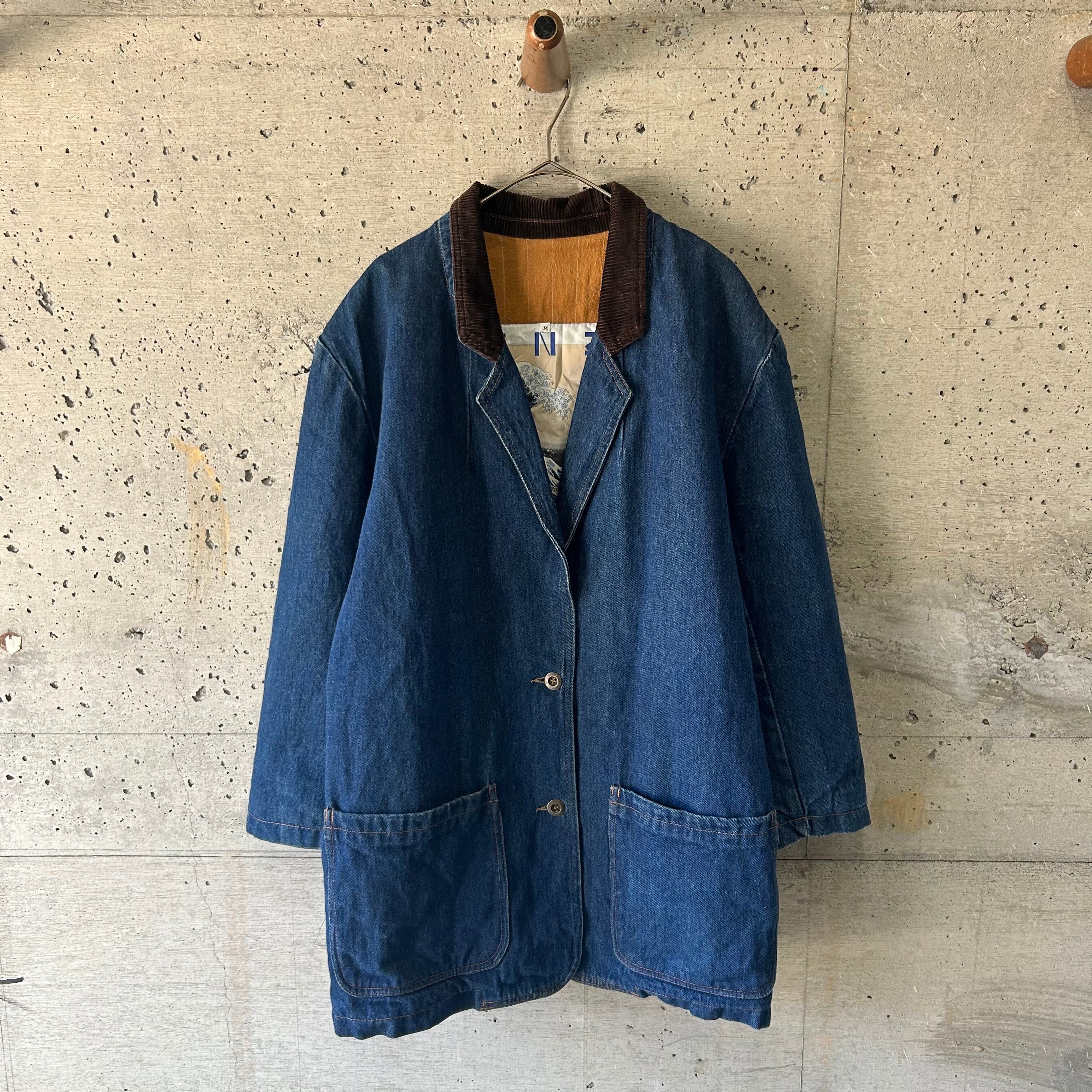 padded denim jacket