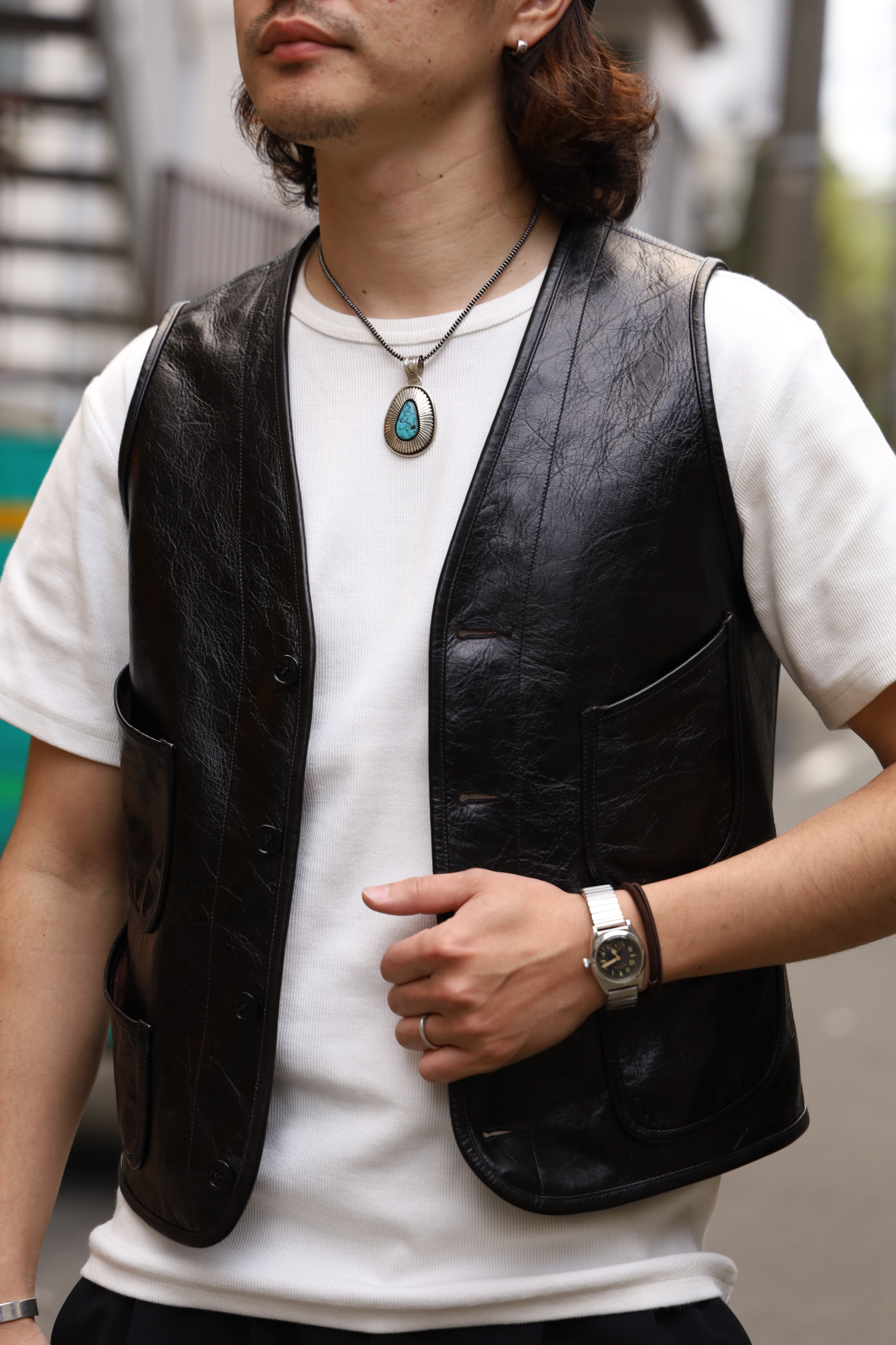 【サイズ40】FINE CREEK ＆CO ジェファーソン ホースハイド FINE CREEK & CO(ファインクリークアンドコー)～Jefferson Horse Hide