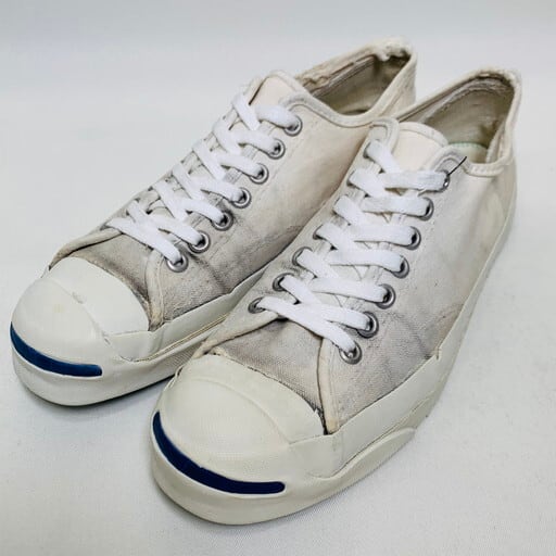 70's CONVERSE コンバース Jack Percell ジャックパーセル オリジナル PFインソール 移行直後 オフホワイト 生成  US7.5 キャンバス ヒゲ ダメージ USA製 希少 ヴィンテージBA-1139 RM1508H | agito vintage powered  by ...