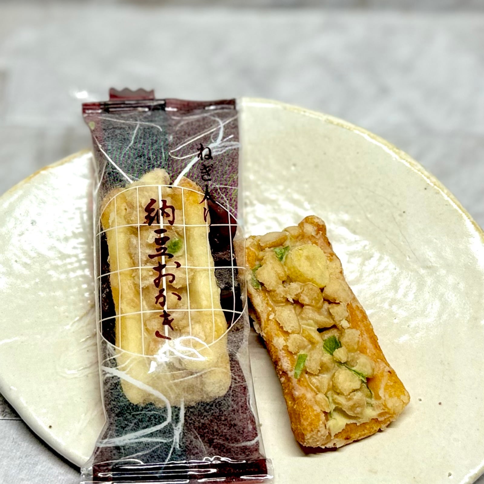 納豆おかき