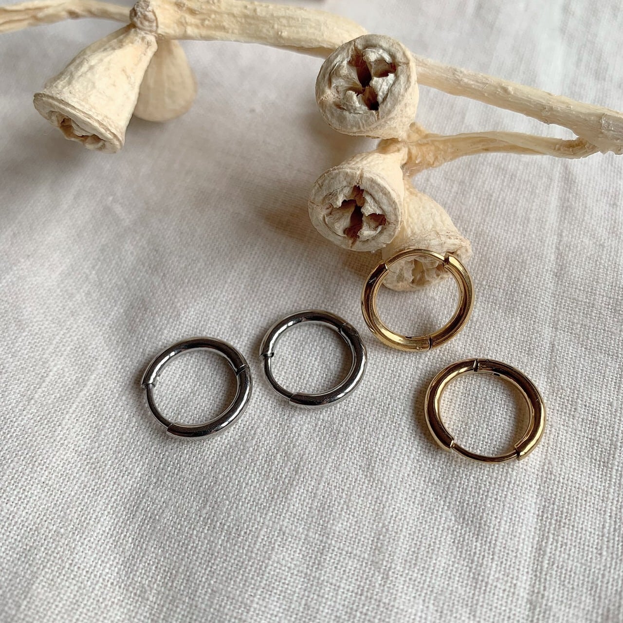 ［サージカルステンレス］14mm SMALL ROUND PIERCE
