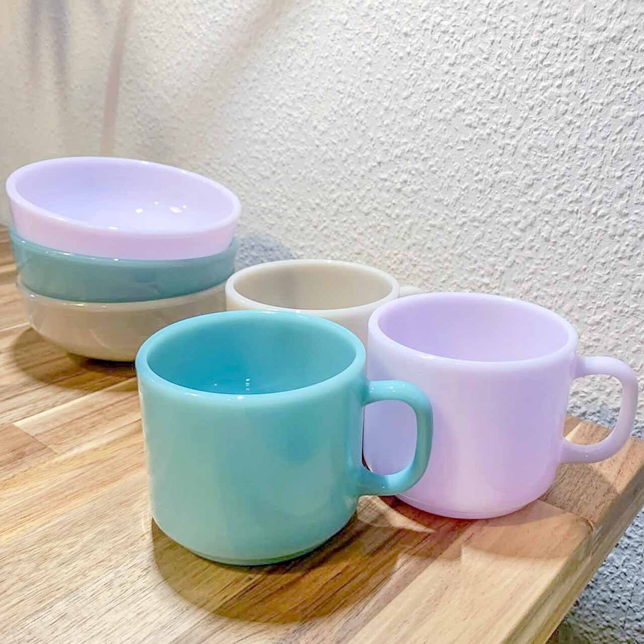 MILK GLASS モカ マグカップ | 松ヶ岡ガラス｜クリスタルガラス