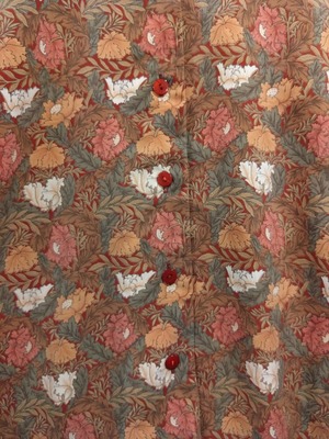 ウィリアムモリスみたいな花柄ブラウス/東京ブラウスメイドインジャパンビンテージMADEINJAPANVintage日本製洋服