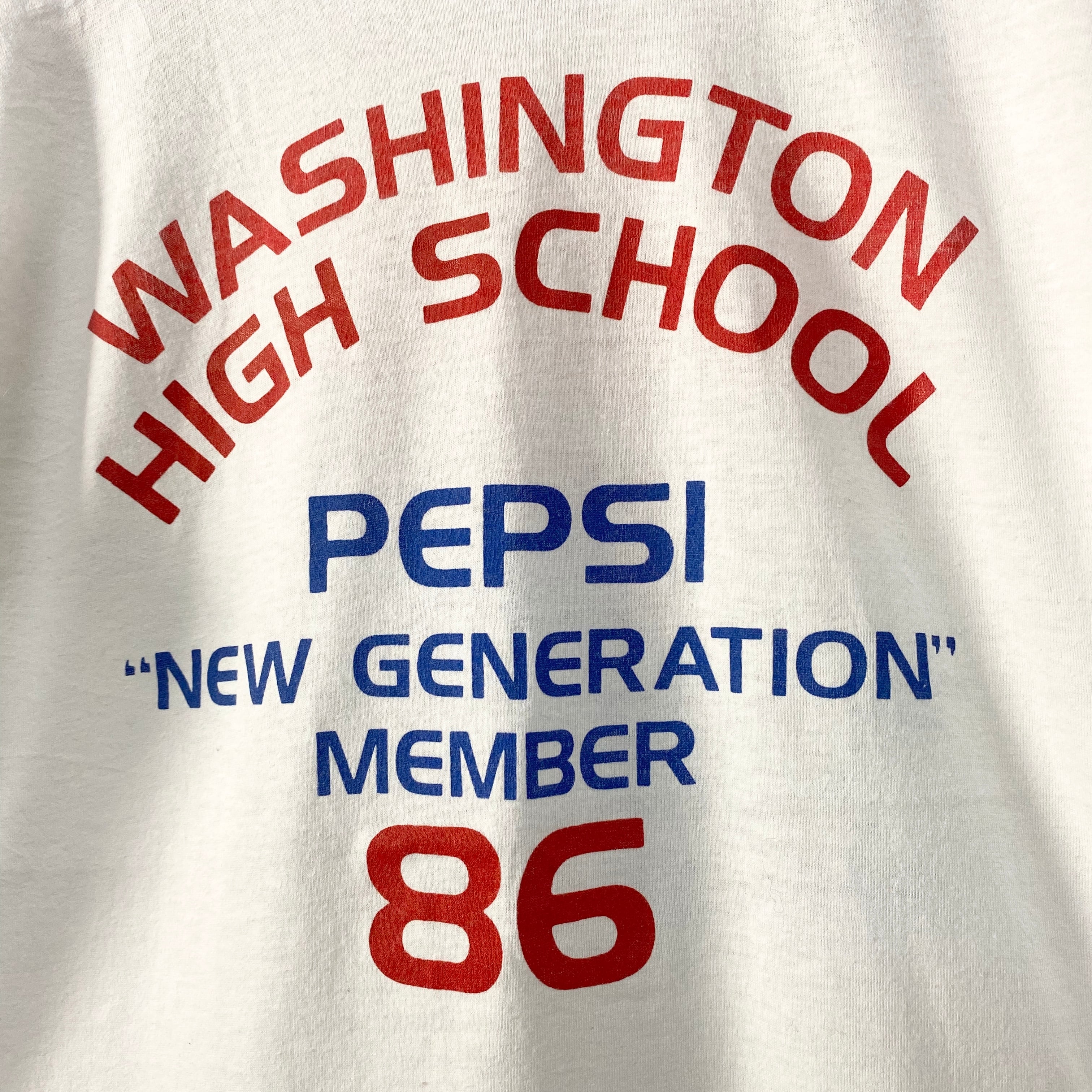 80年代 PEPSI ペプシ リンガーTシャツ プリントTシャツ ヴィンテージ  