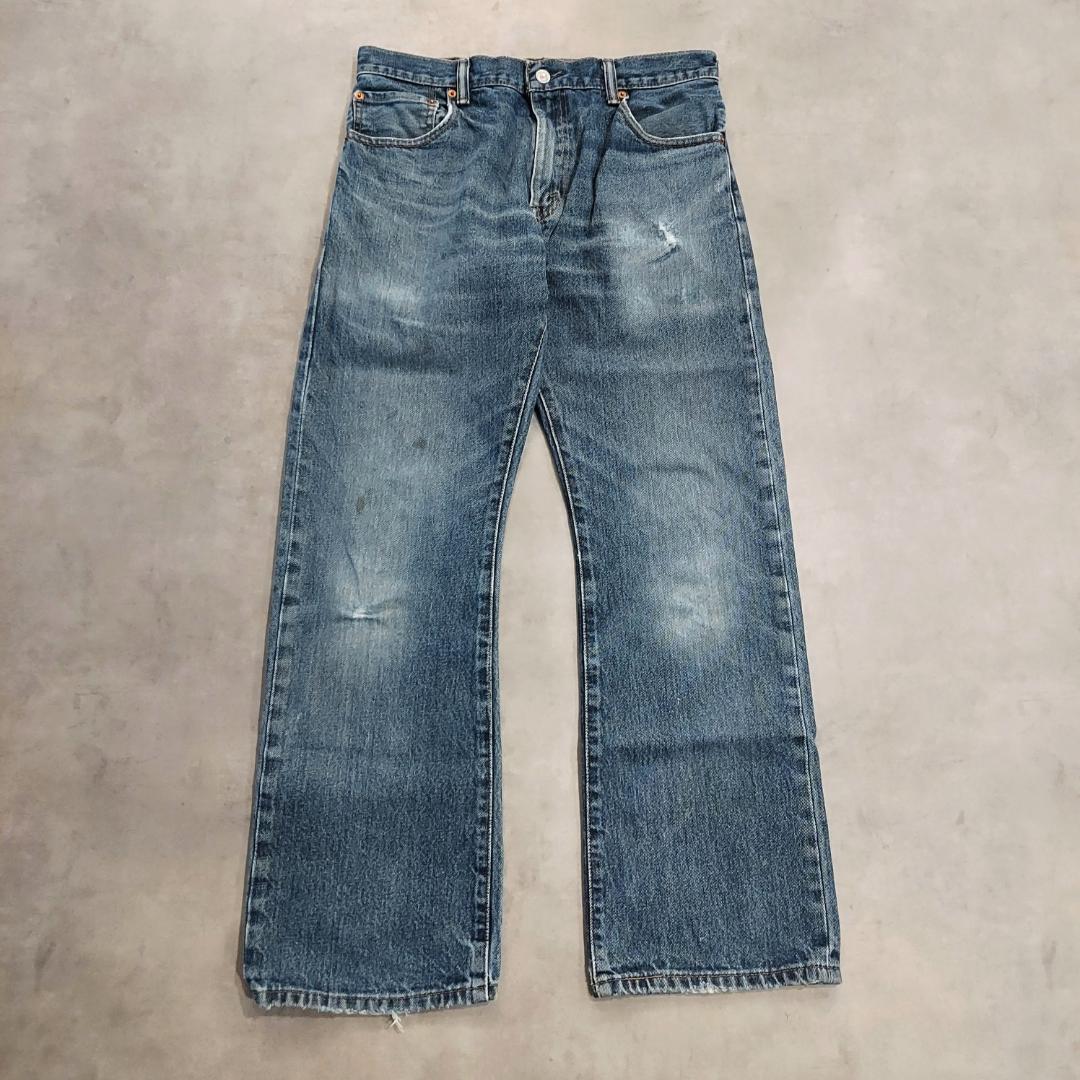 リーバイス517 Levis W33 フレアデニム 青 古着 ブーツ 20060