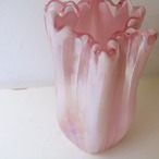 パープルピンクのオーロラ花瓶