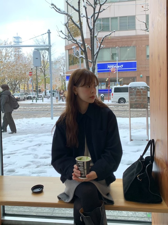 (予約) LIFFEY / Cloudy wool padding shirt 2color