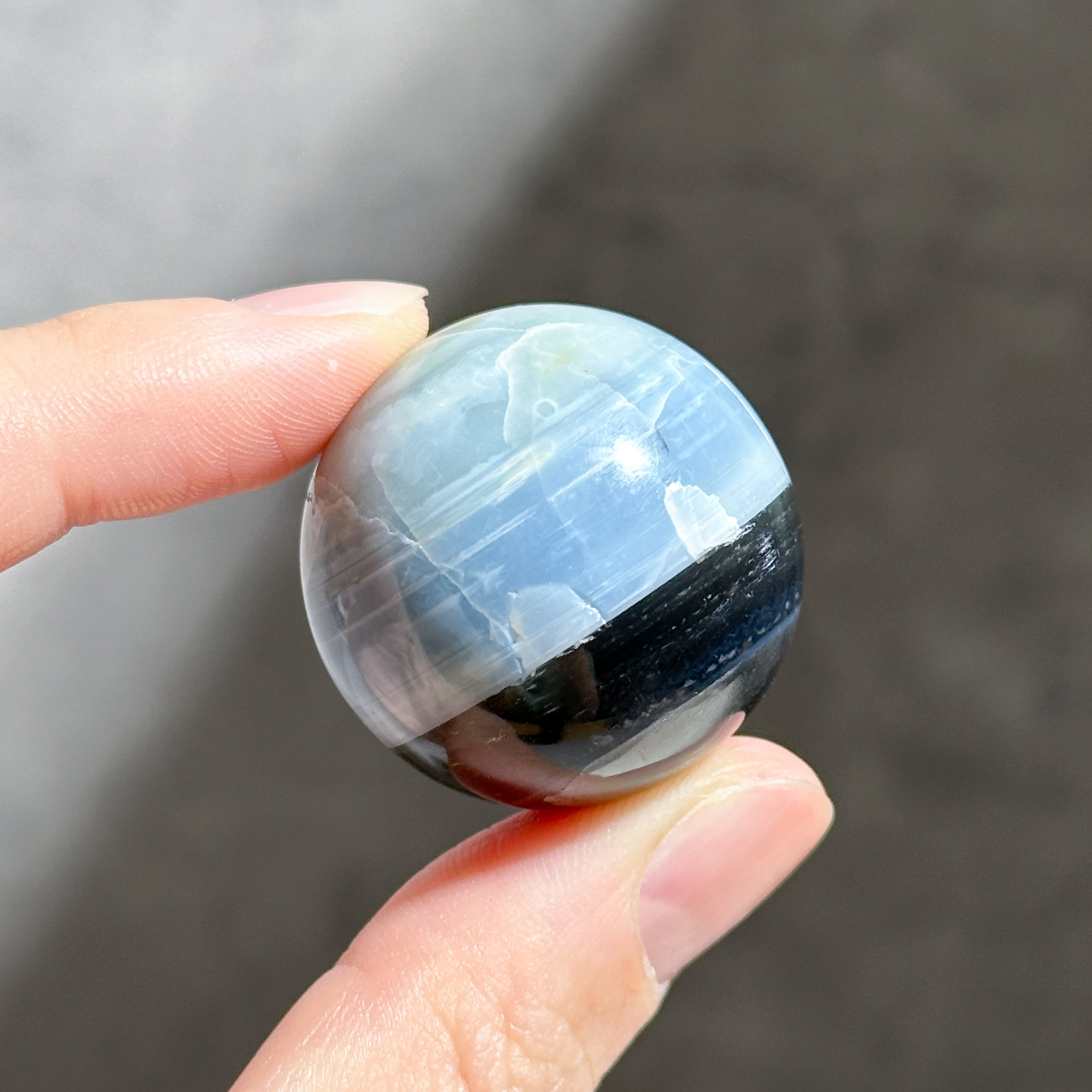 ブルーオパール スフィア32◇ Blue Opal ◇ 天然石・鉱物