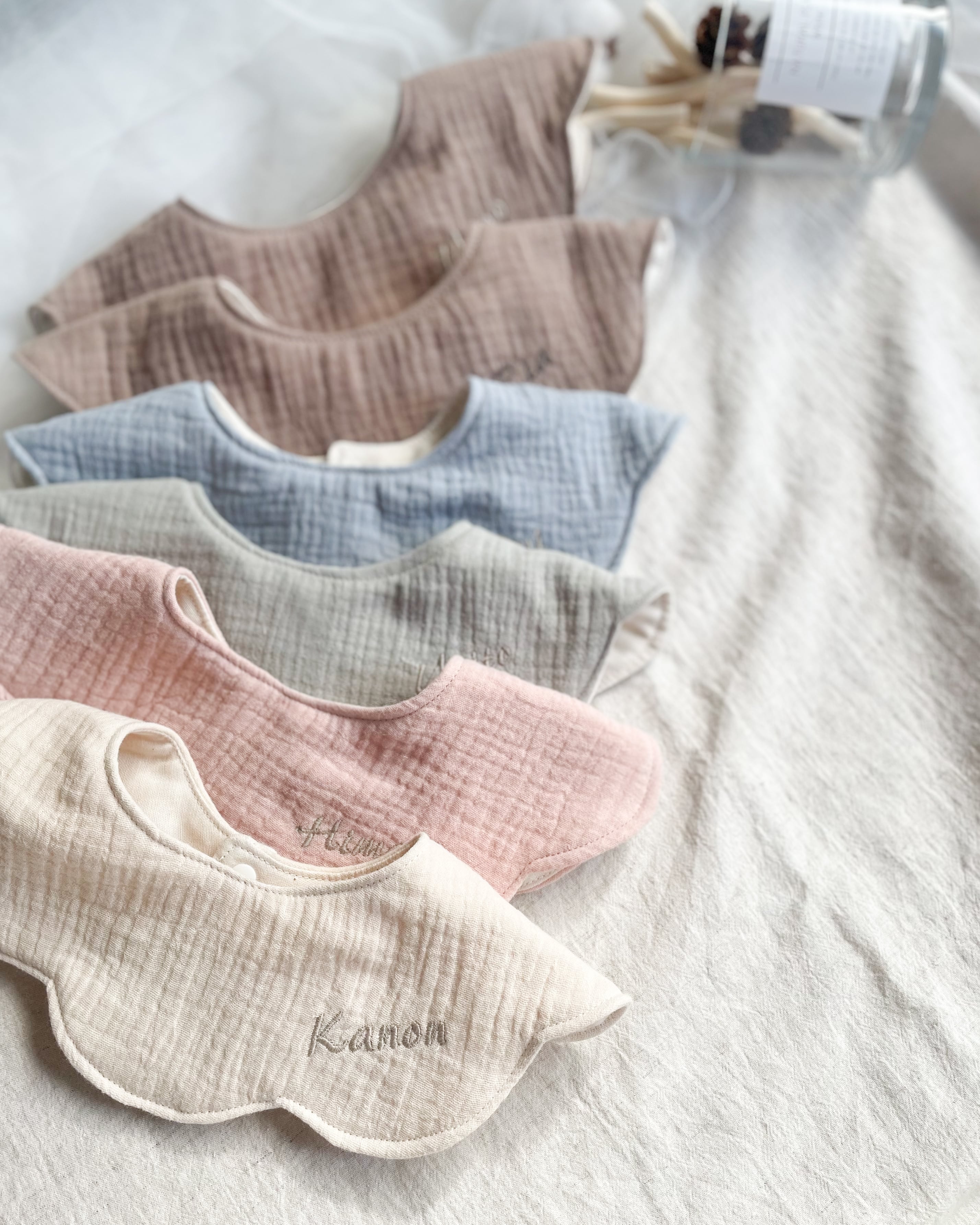 全4色】 ぽんぽん付きバンダナスタイ 単品 | Ks room ベビースタイ