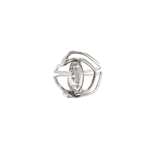 [R028] Silver 925 eye ring