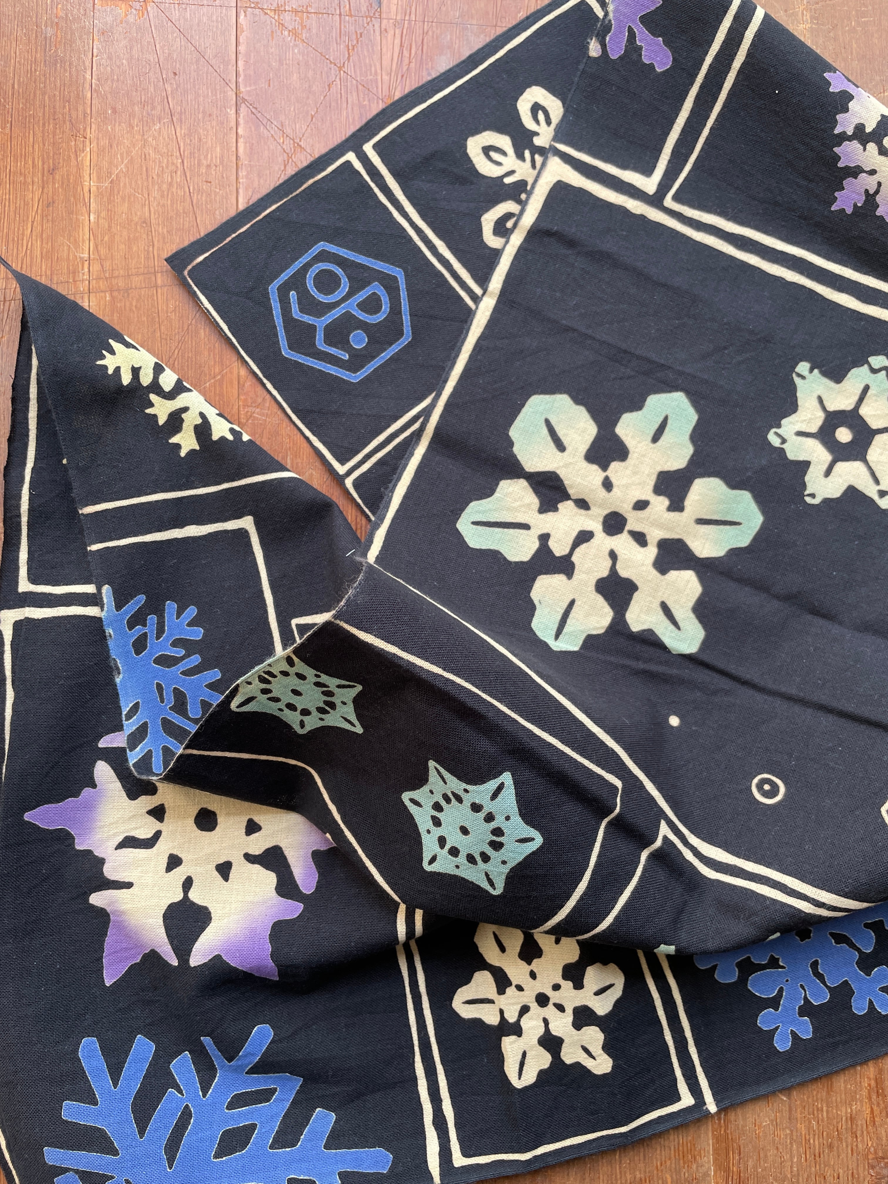 手ぬぐい 雪の結晶 | playonwords shop