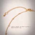 陶器ネックレス  みずたまり no.11  ハート