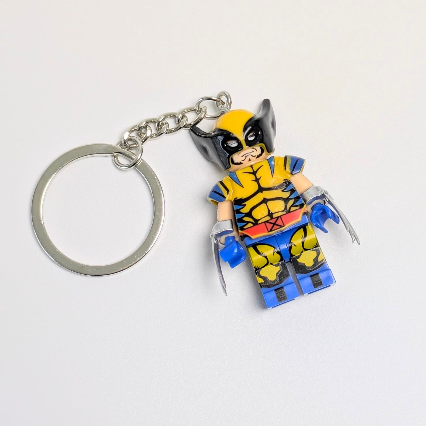 ブロックフィギュアキーホルダー】Wolverine ( ウルヴァリン ) 原作