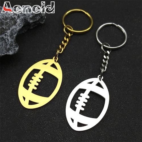 ペンダント 指輪 リング  フットボール ステンレス アメリカ サッカー ラグビー ゴールド シルバー チェーン 鍵 レディース メンズ かわいい