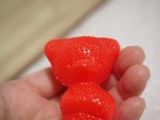 カラフルプラスチック ドイツのベア 赤いつぶつぶタイプ(目なし) 画像9