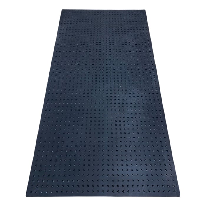 ワンツーマット ハード　厚さ10mm 1m×2m　1枚 AR-1606 歩行・養生用ゴムマット。耐久性が向上 ※個人宅配送不可の製品（必ず納品先の法人名を記載ください。）工事現場歩行用,馬房用,イベント会場用,災害復旧仮設,仮設ホーム アラオ