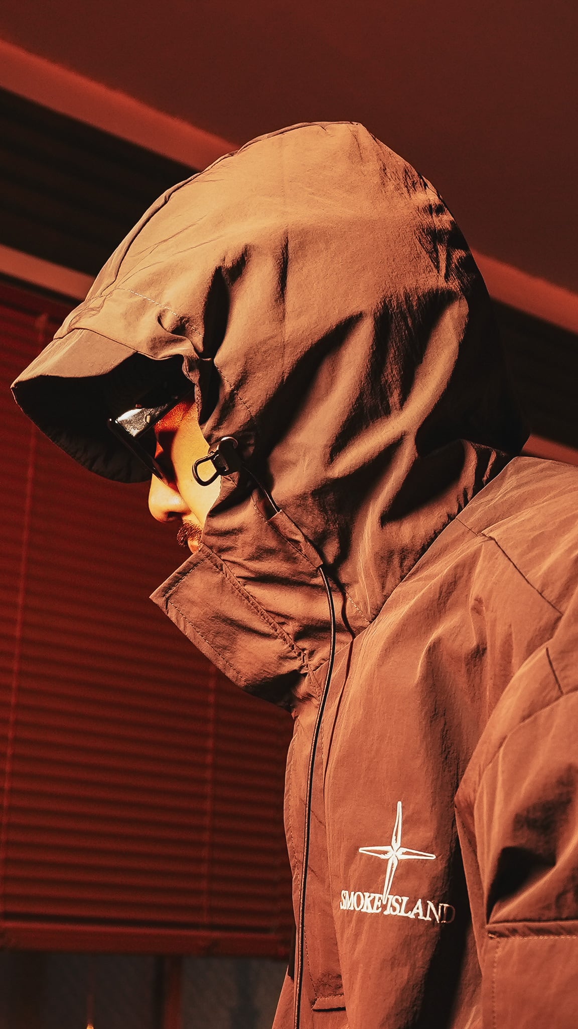 SMOKE ISLAND Anorak Jacket [GRAY] | blazz works