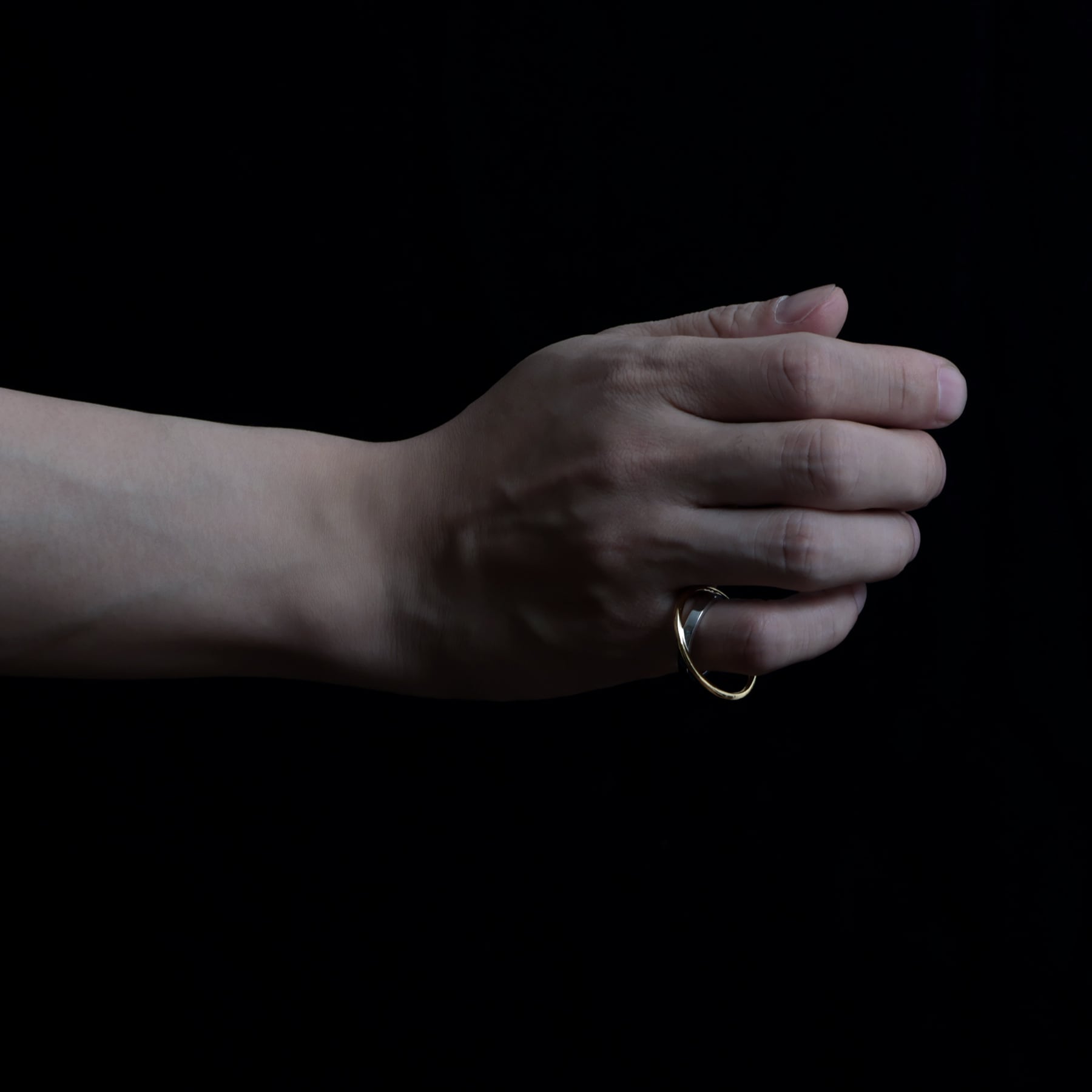circle & oval overlap ring [luslep4] / Y2401CTR5247 | YArKA official